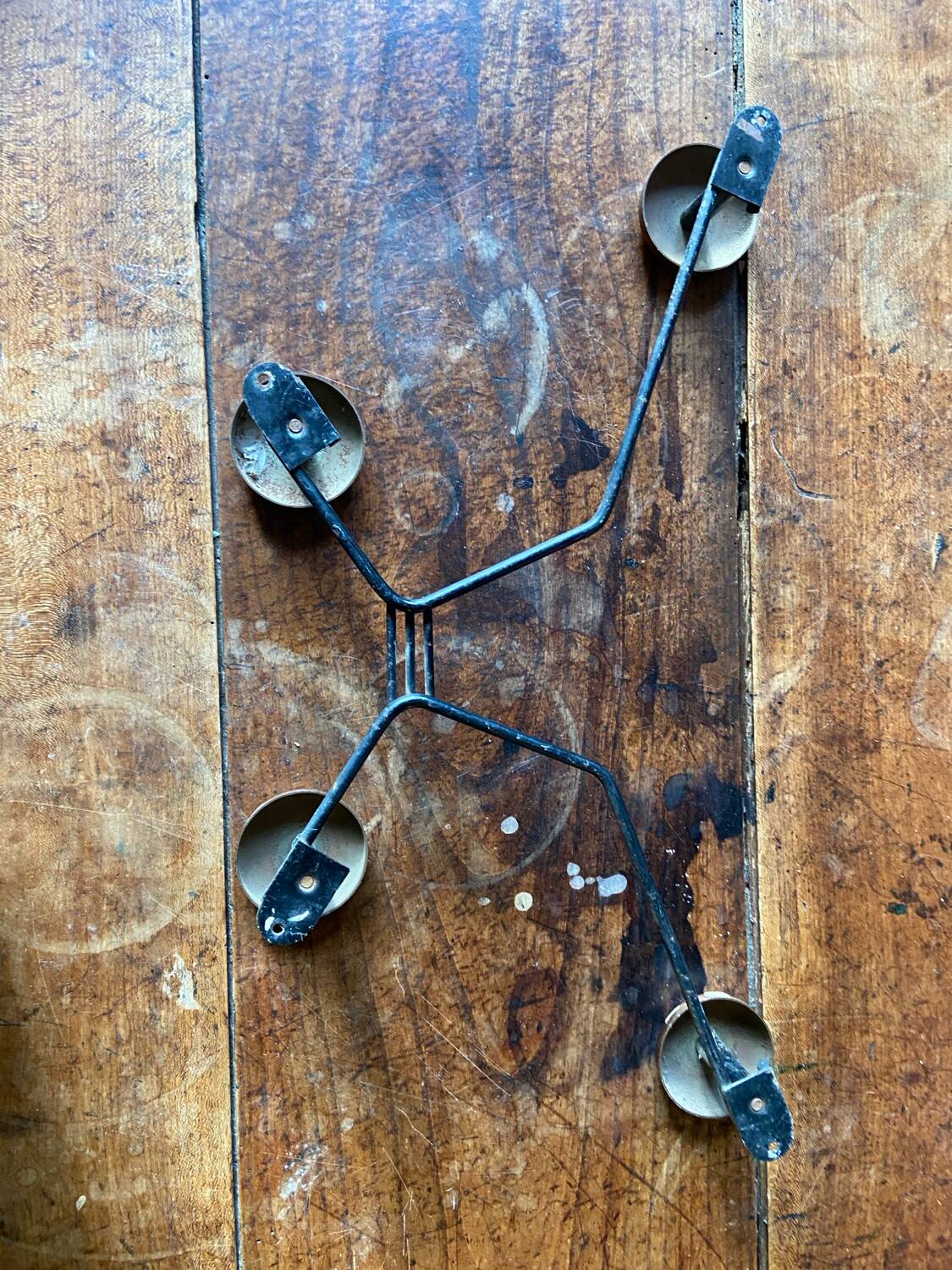 Vintage metal coat rack