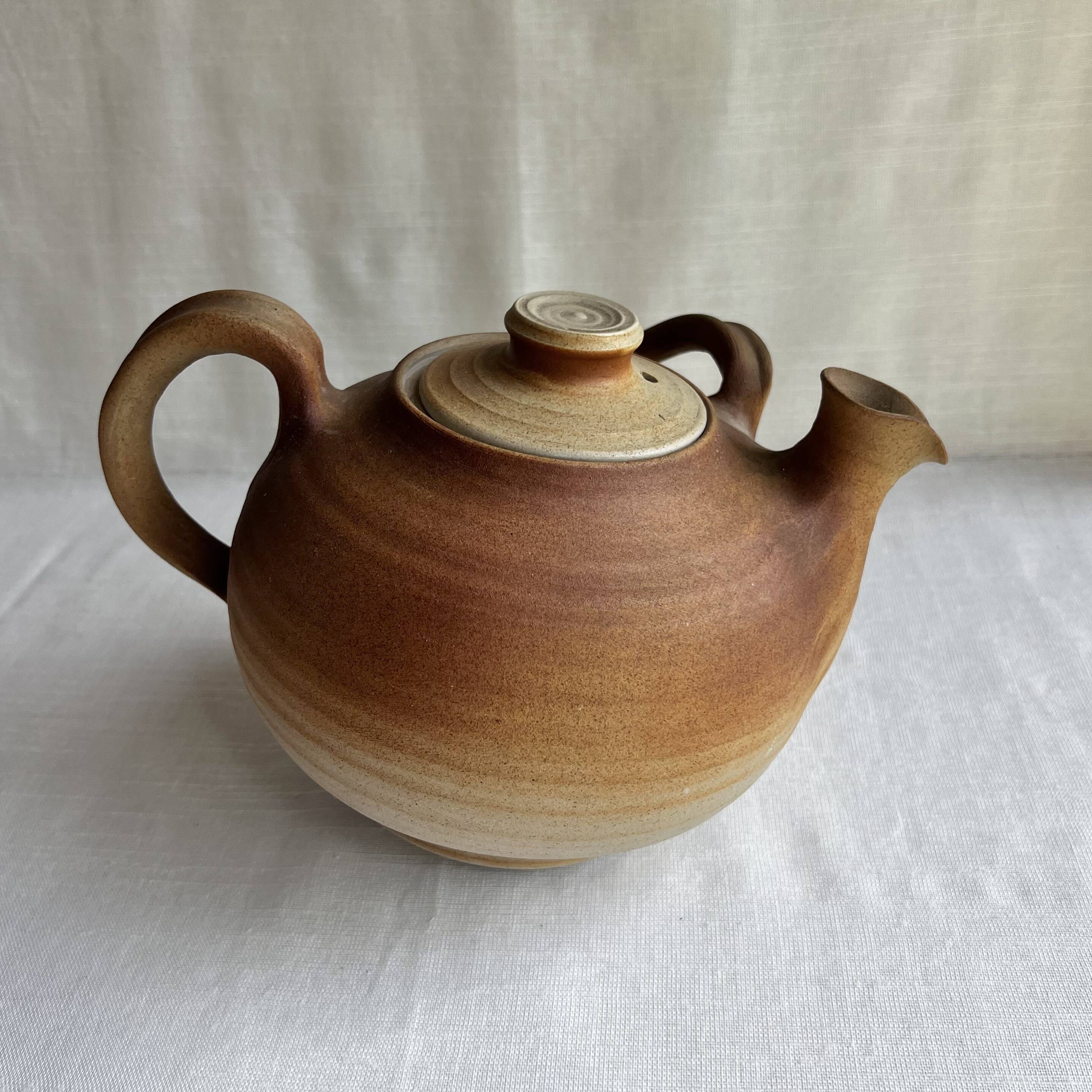 Large Stoneware Teapot Karlslunde Ceramics, Denmark – 1970