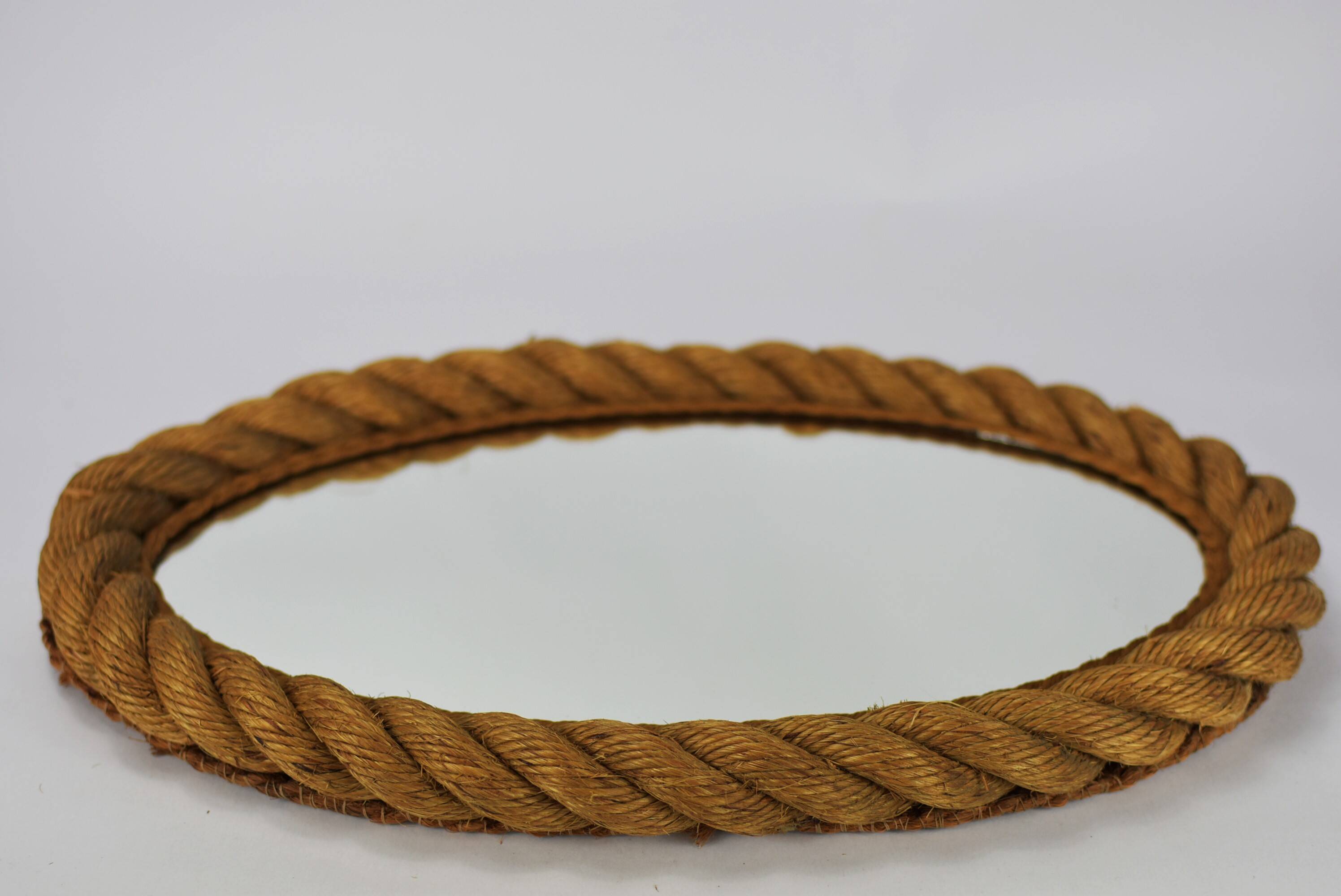 Audoux et Minet oval rope mirror
