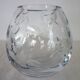 Vase boule modèle Cluny en cristal par Christofle
