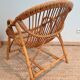 Vintage rattan & bamboo armchair from the 60s