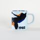 Porcelain mug, Danish design, 1982, manufacturer: Royal Copenhagen