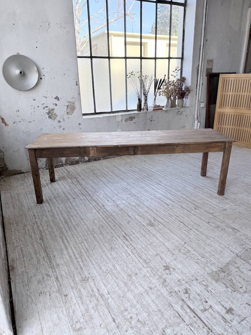 Farm table in pine 1950 250cm