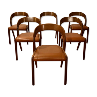 Set of 6 Baumann gondola chairs