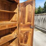 Louis xv cabinet in walnut gendarme’s hat