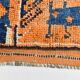Tapis de couloir turc Orientel, orange délavé, bleu marine, 4 x 11, 105 x 339 cm, SK 23509