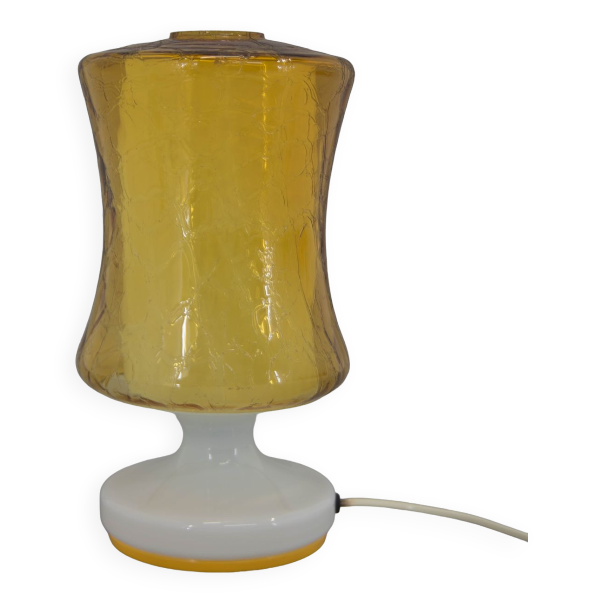 Mid-Century All Glass Table Lamp, 1970s