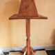 Light wood lectern unit on foot, 4 sides. Eighteenth century