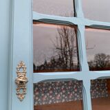 Parisian wardrobe glazed blue gray