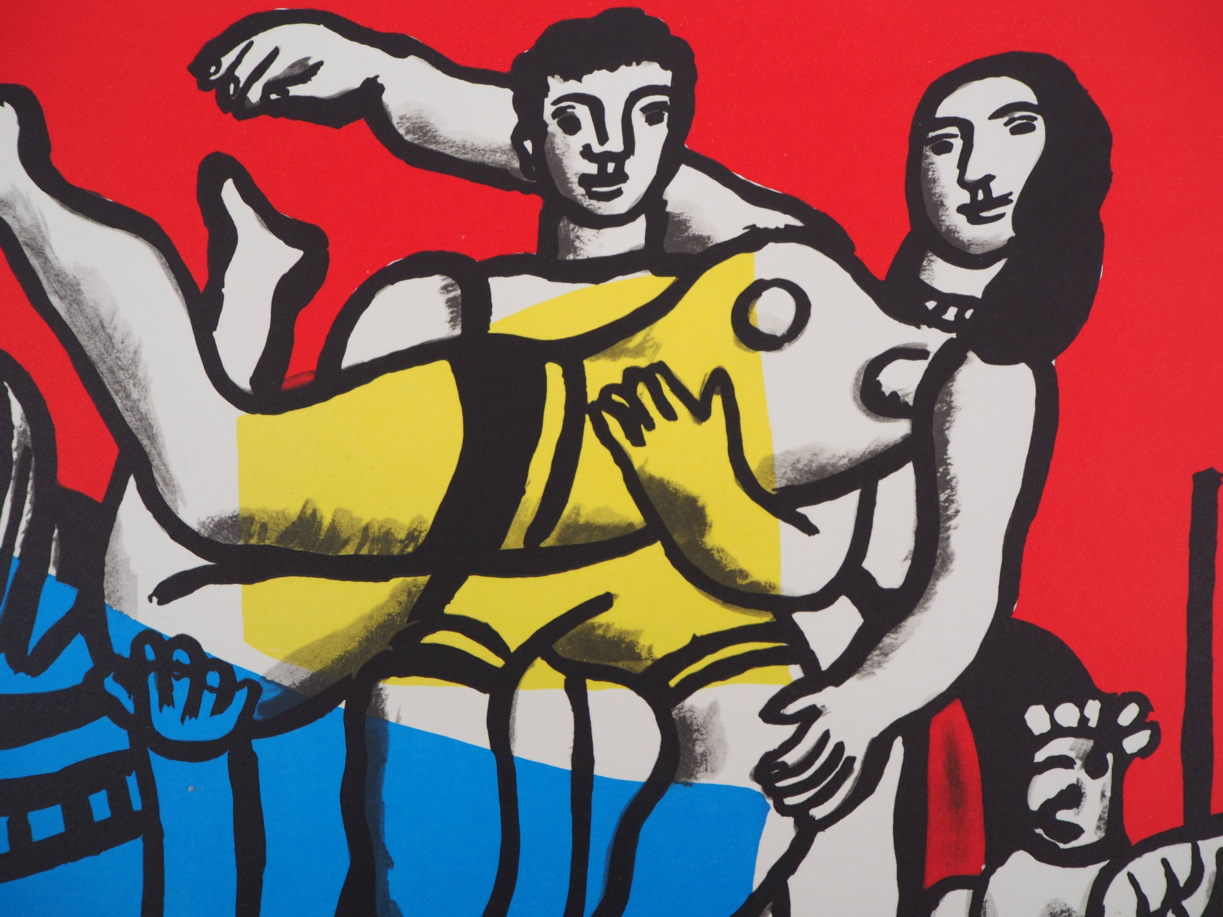 Fernand LÉGER: The parade on horseback, signed lithograph