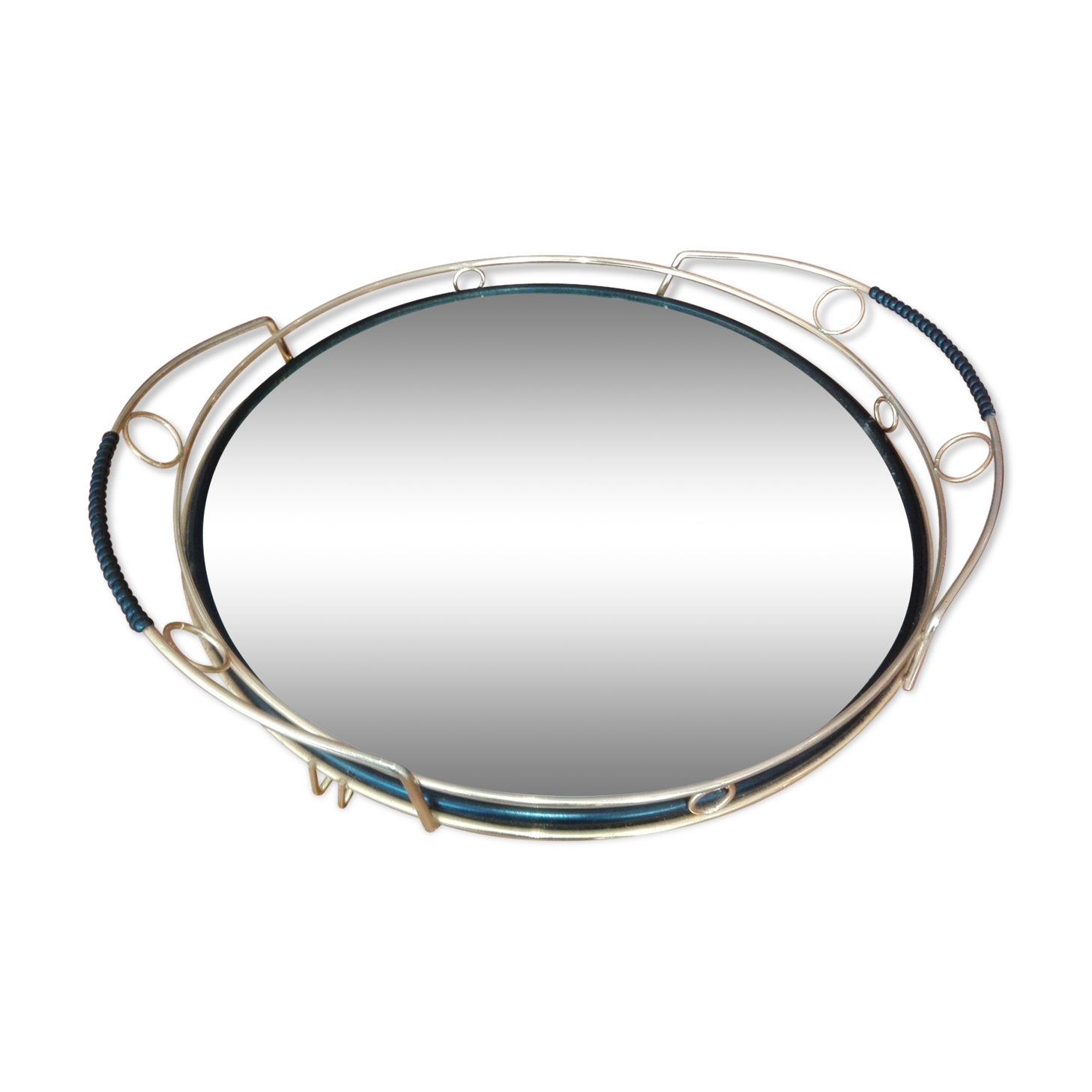 Tray mirror golden 60
