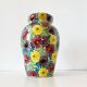 Ceramic flower vase Italy 1960