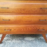 Vintage oak chest of drawers