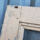 Old fir glass door