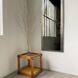Bedside “cube” side table in pine DLG Regain
