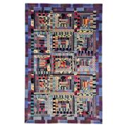 Vintage hand-knotted rug model Orion by Ottavio Missoni for Missoni