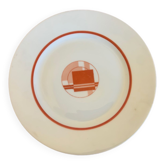 Set of 10 Art Deco plates