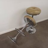 Paire de tabourets de bar Borge Johansson