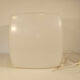 Luminaire cube lumineux vintage années 1970 en plastique blanc