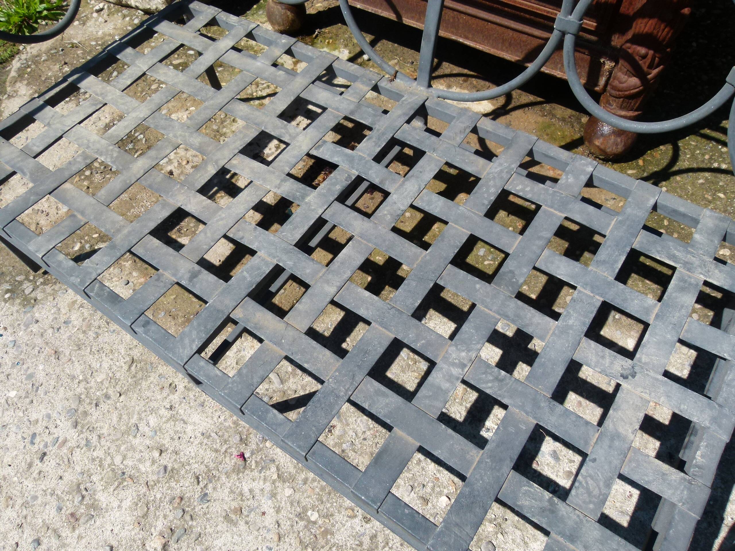 Banc d'extérieur en fer, XXème