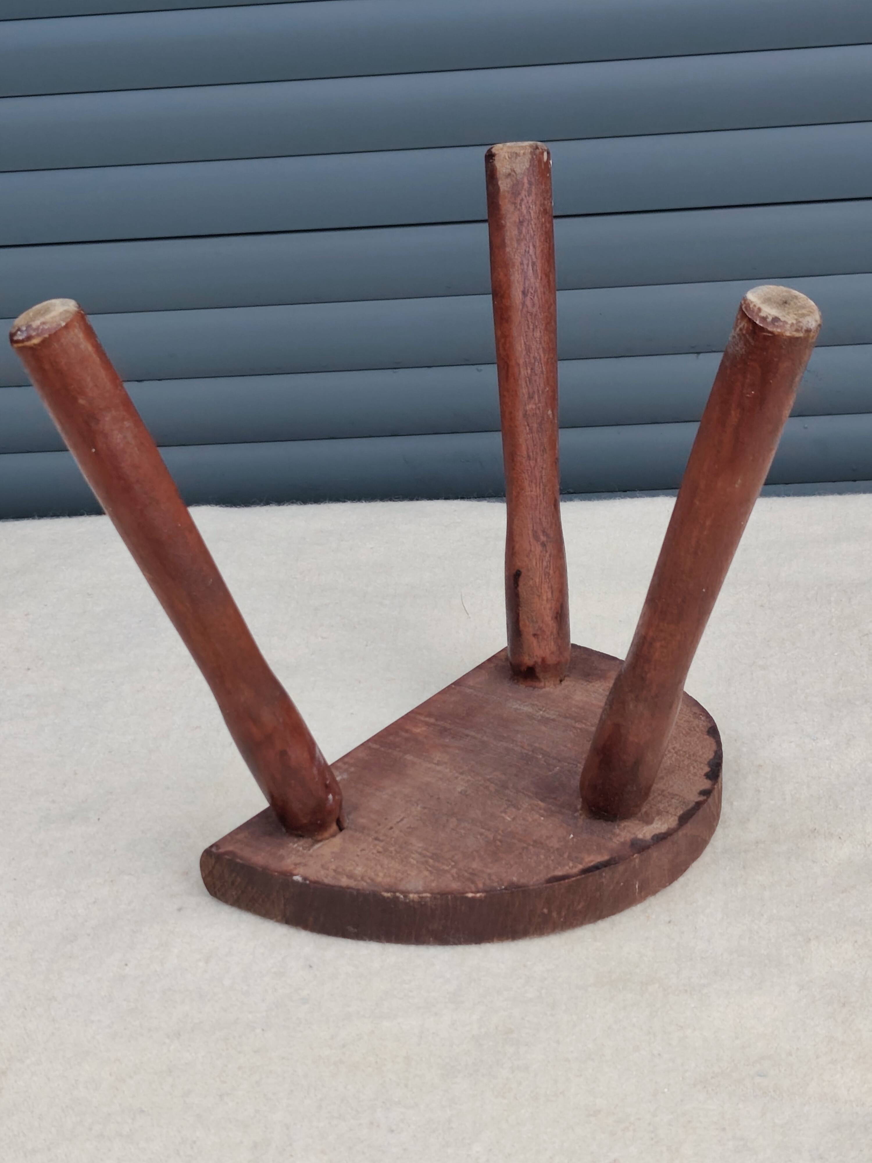 Tabouret de ferme vintage