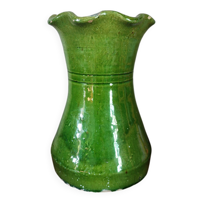 Vase emaillé en poterie artisanale
