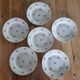 Lot de 6 assiettes vintage