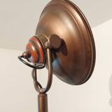 Vintage bronze halogen floor lamp
