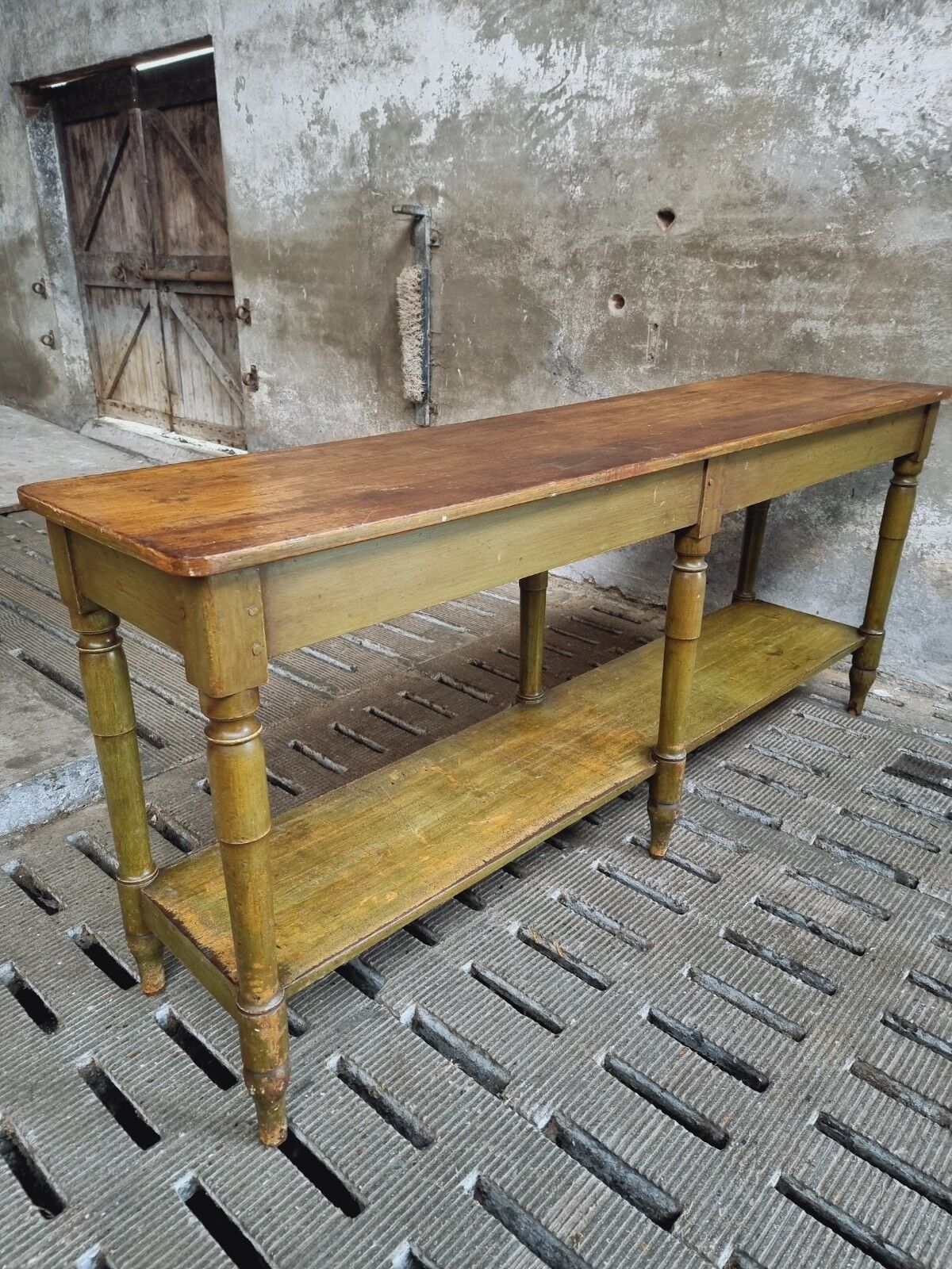 Antique counter side table wall table shop counter