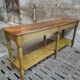 Antique counter side table wall table shop counter