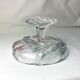 Colored glass dish on foot Walther glass