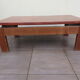 Table basse en cuir vintage