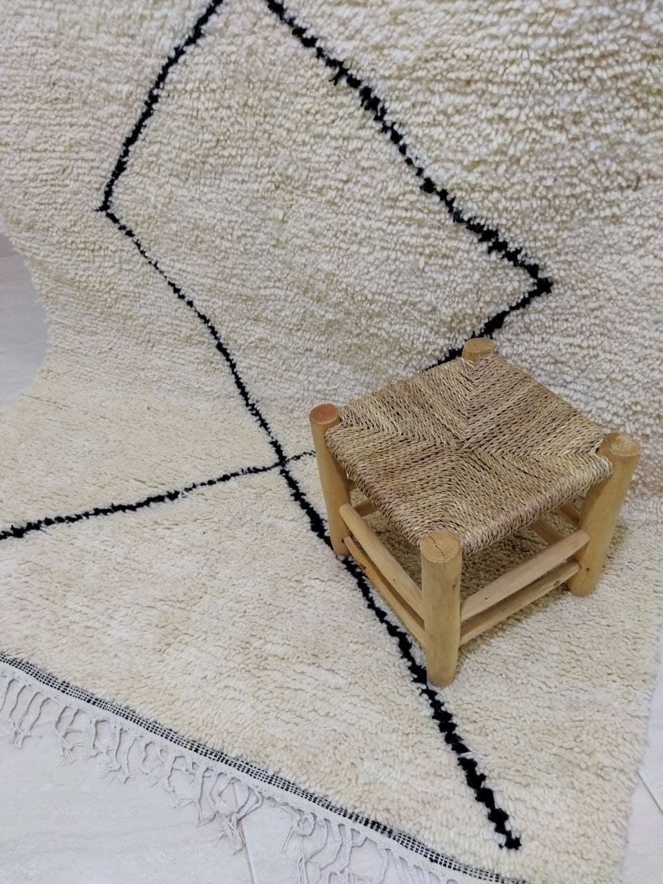 Tapis Berbere Beni Ourain 222 x 134cm