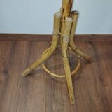 Vintage bamboo coat rack in the style of Franco Albini.