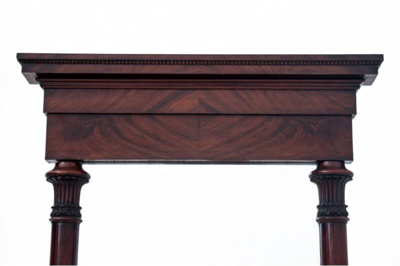 Antique Biedermeier mirror, Northern Europe, circa 1860.