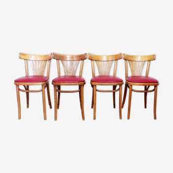 Set de 4 chaises bistrot