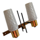Large double wall sconce Arlus Lunel 1950