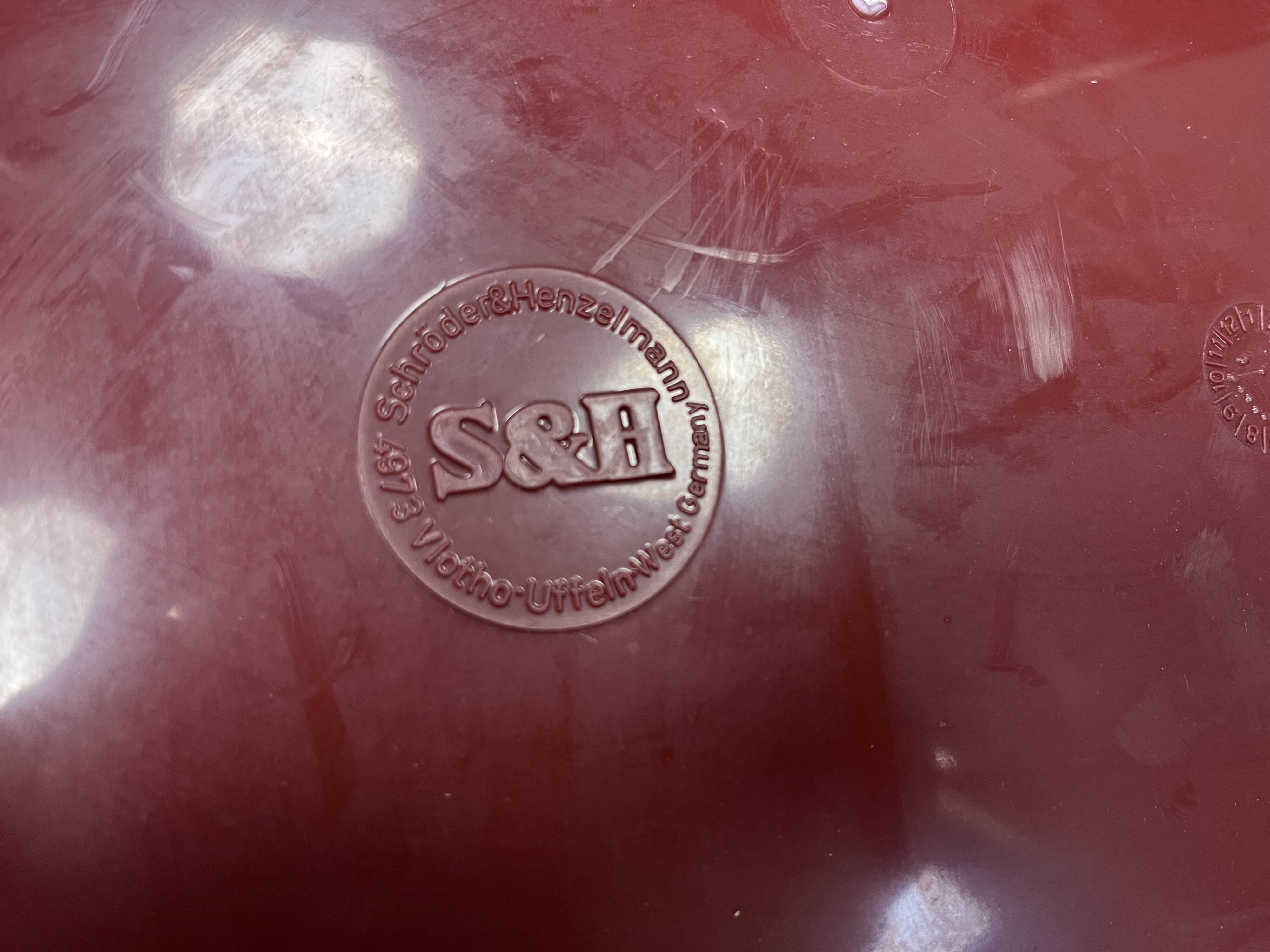 Space age dining chairs by Schroeder Henzelmann, 1970s