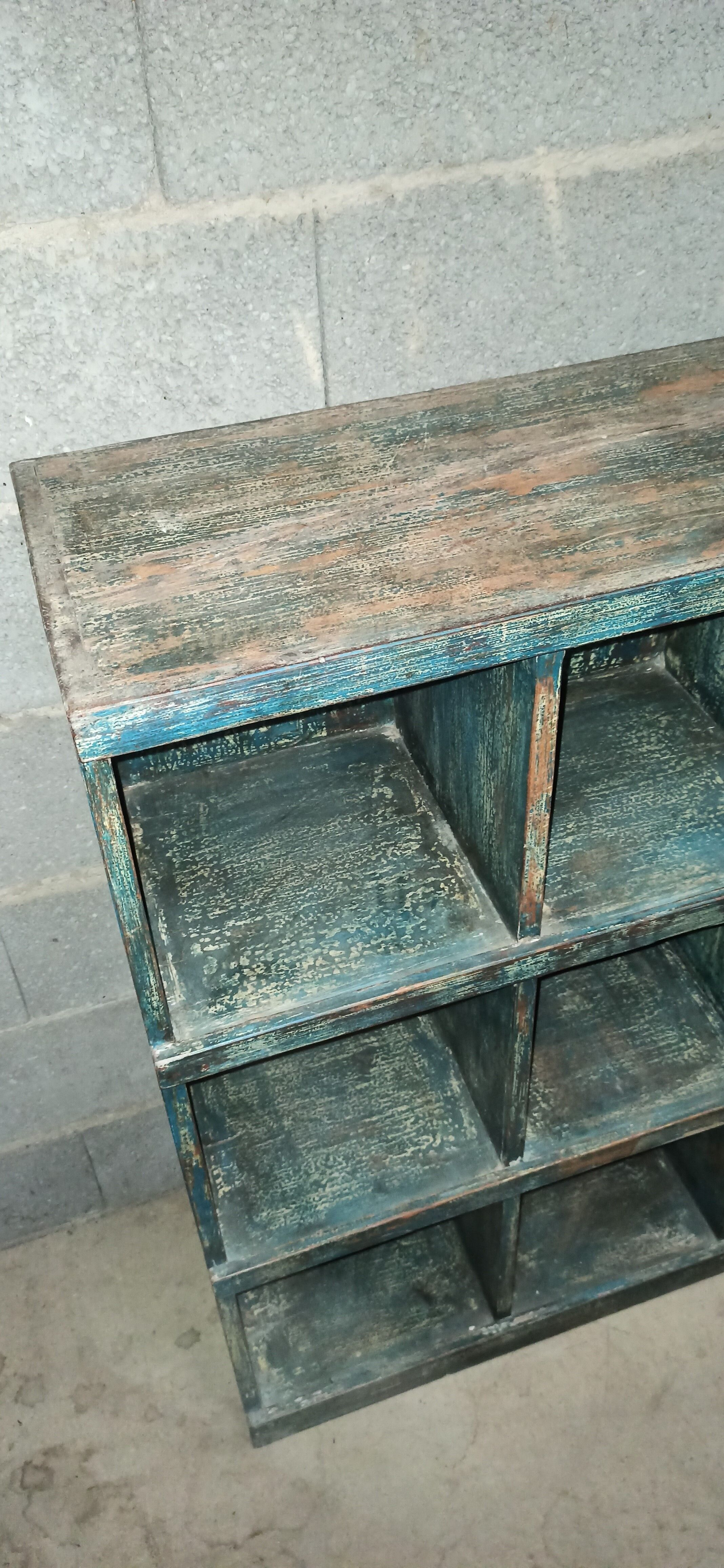 Old library furniture with 9 lockers
