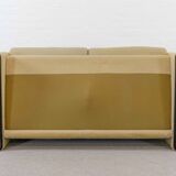 Set (2) Cassina Maralunga Sofas in beige Bouchlé-Fabrics by Vico Magistrett