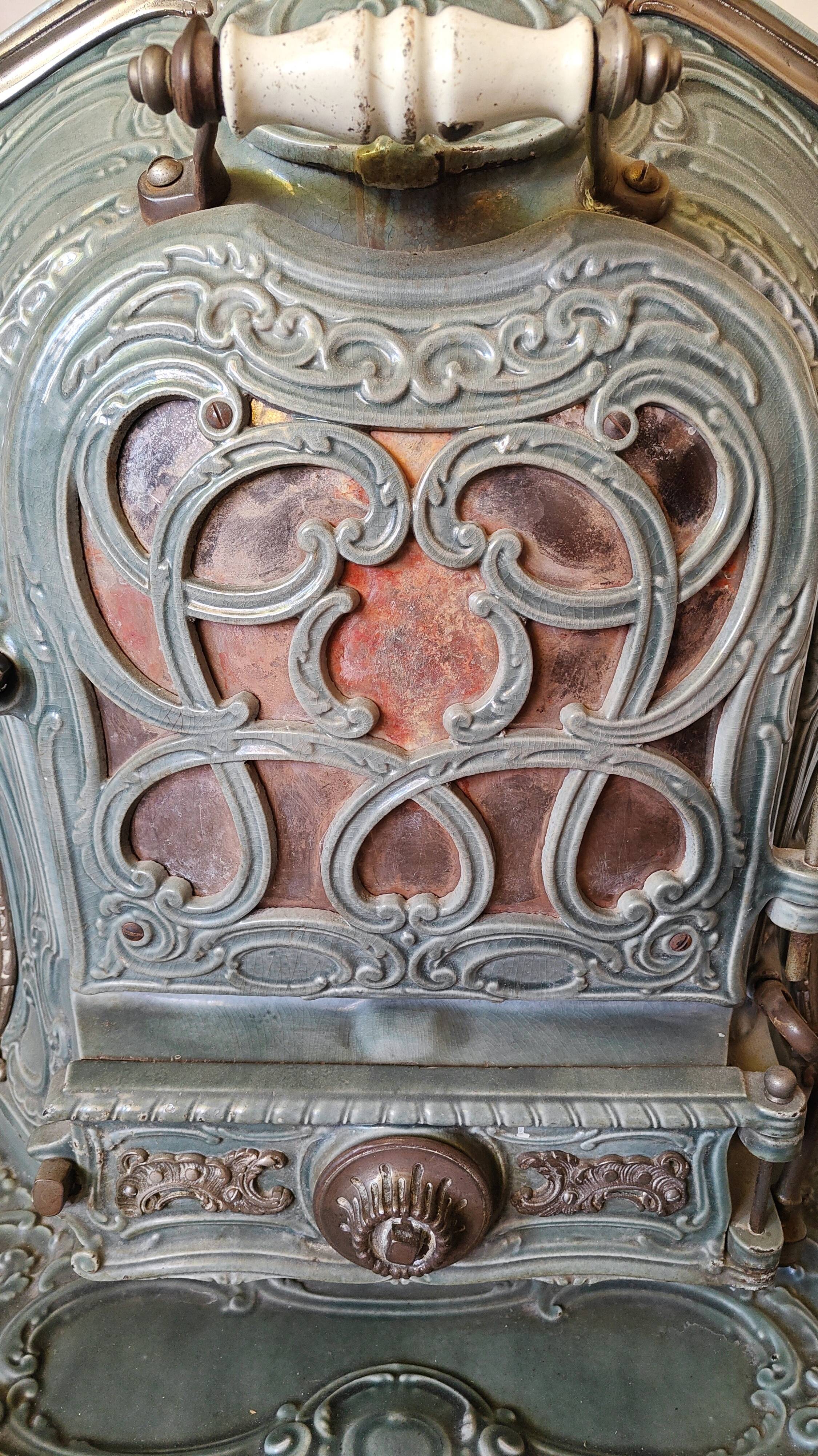 Godin wood stove "Little Toad" 2335 Art Nouveau