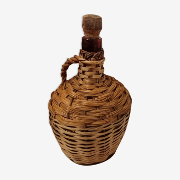 Demijohn in rattan