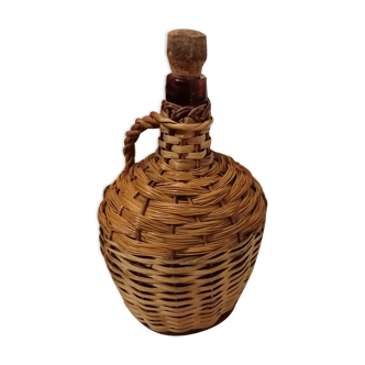 Demijohn in rattan