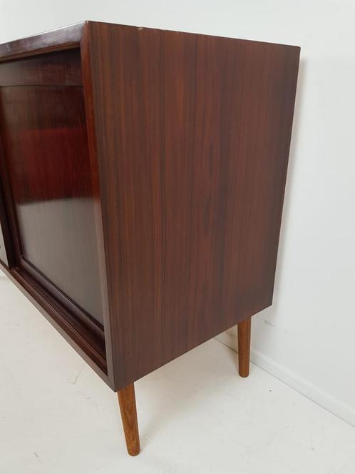 Danish vintage furniture with rosewood sliding doors Hundevad