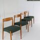 Set of 4 Danish Chairs 'Bjerremose'