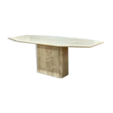 Travertine table from the 1970s from Roche Bobois
