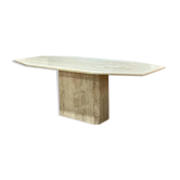 Travertine table from the 1970s from Roche Bobois