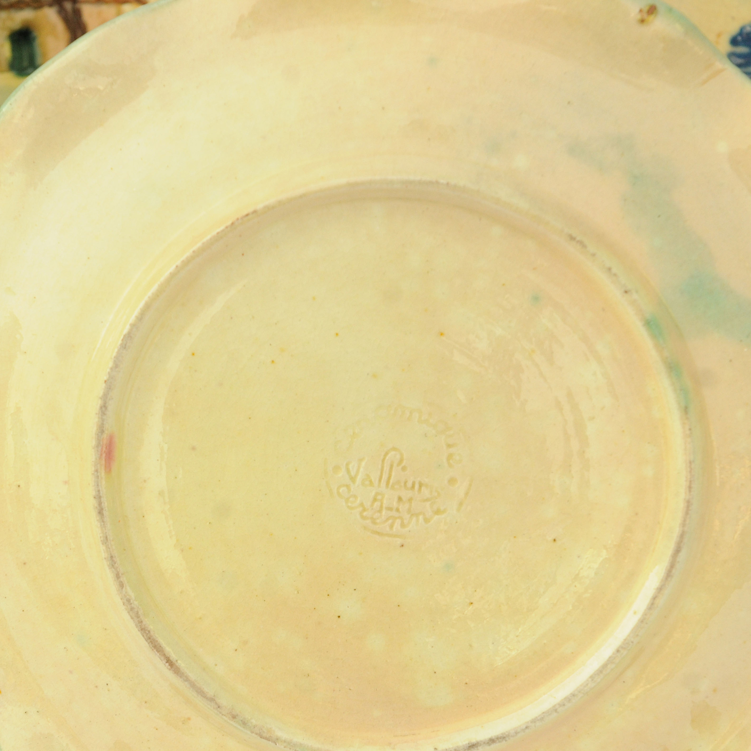 Set of 6 Cerenne plates - Vallauris