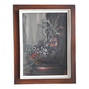 Tableau ancien représentant - une