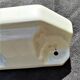 Old shelf of great length / shelf in white Art Deco porcelain